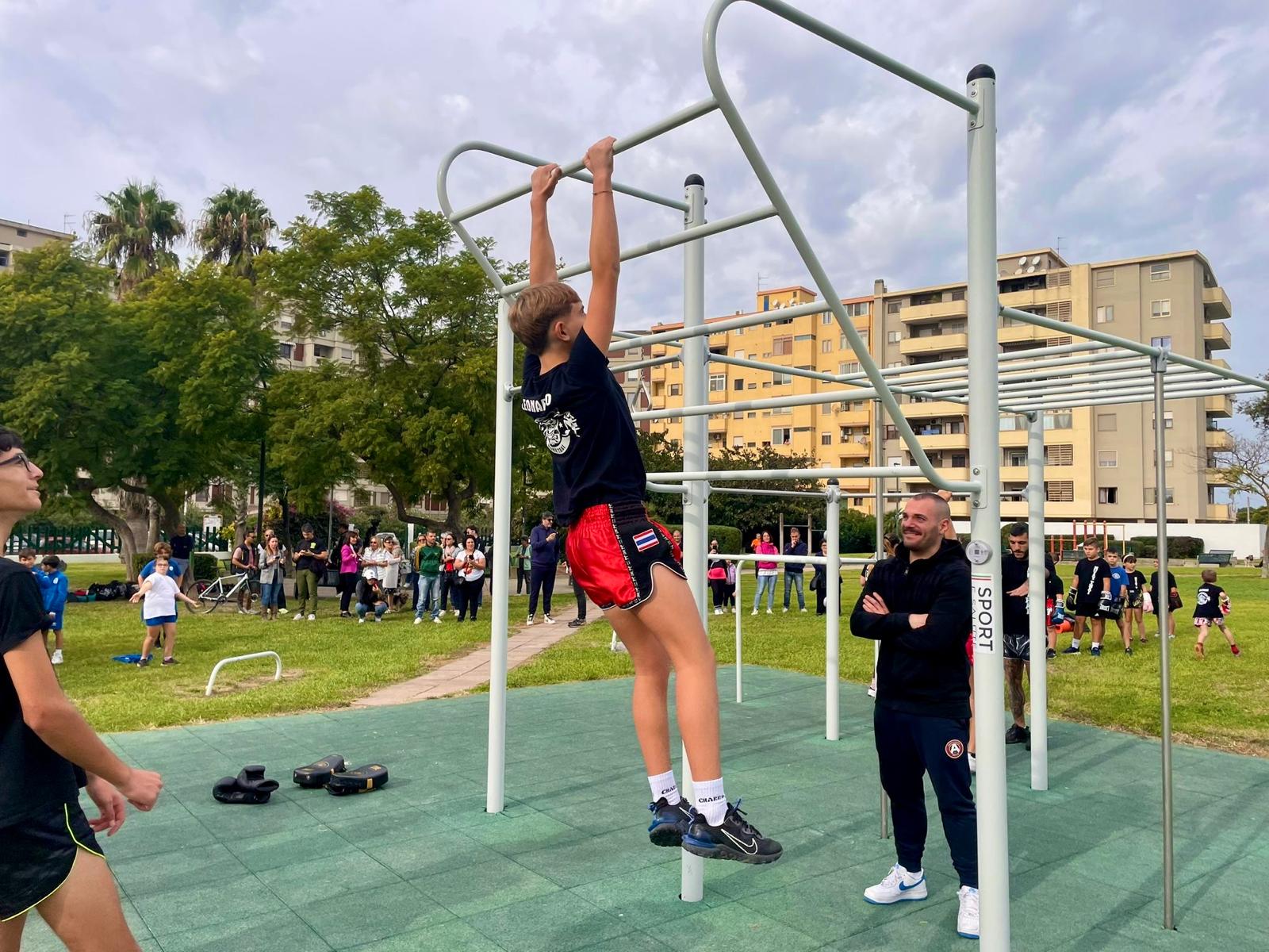 Palestra nel parco, la gioia di Milia: “Bellissimo vedere tanti giovani quartesi ritrovarsi insieme per lo sport”