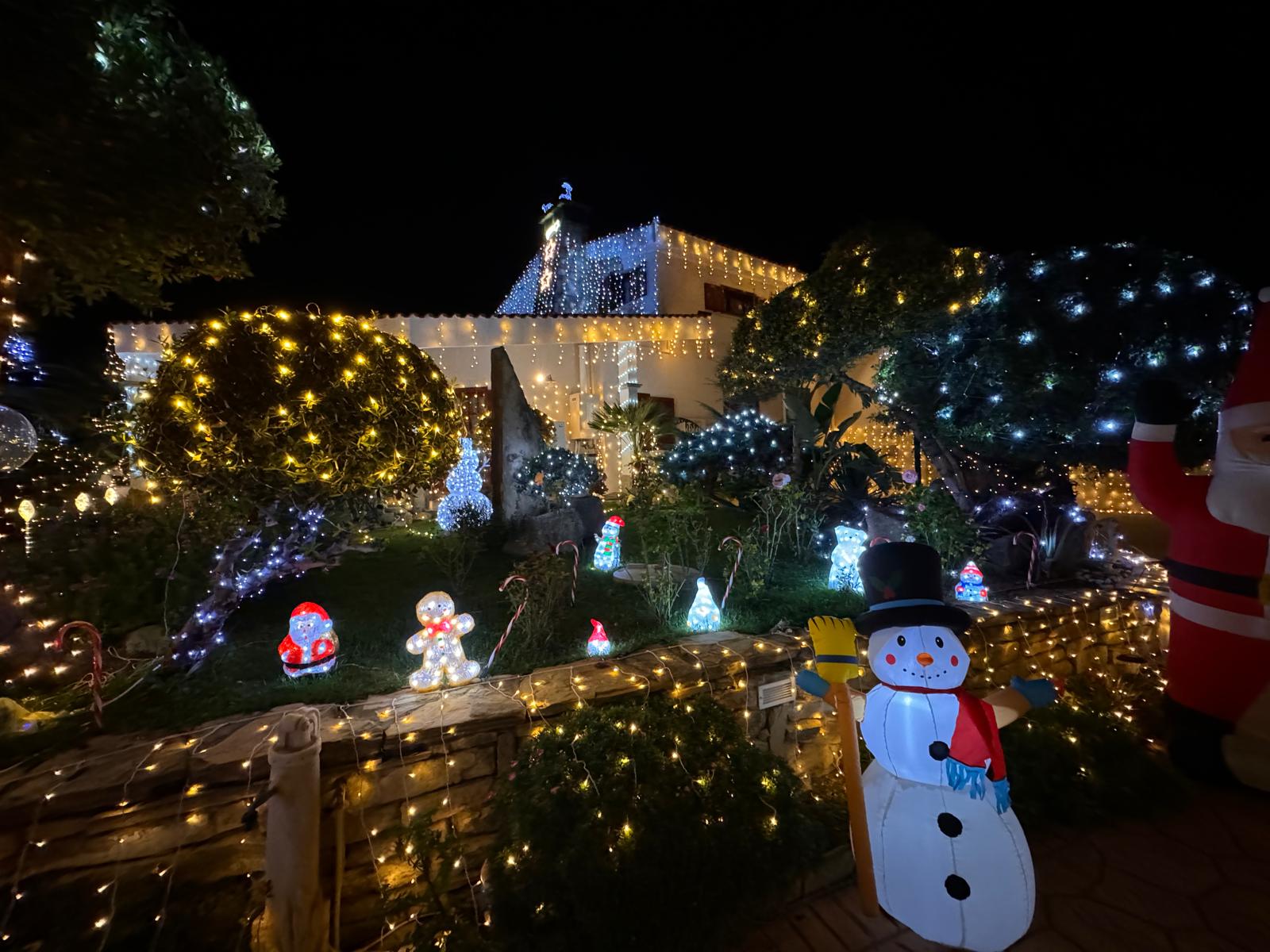 Concorso luminarie 2024: apre le danze Casa Zanda-Lai a Ussana