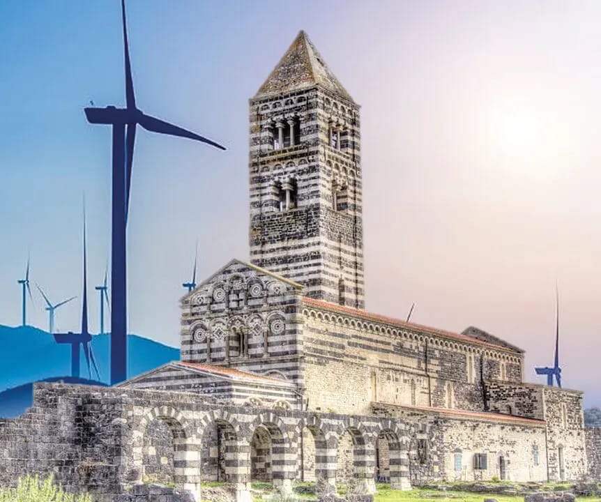 Parco eolico accanto alla basilica di Saccargia, arriva l’ok definitivo: in arrivo altre 37 mega torri