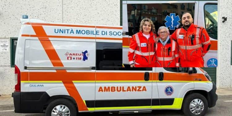 Cagliari, inaugurata la nuova ambulanza Giuliana per “I Sardi Soccorso”