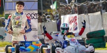 Guspini, ancora sul podio il giovane pilota sardo Julian Leo