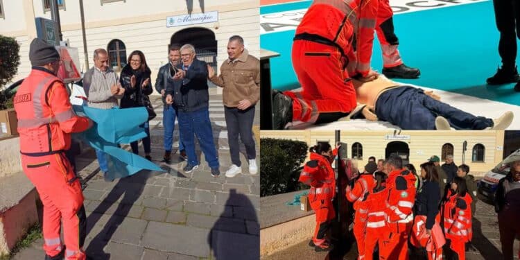 Sarroch, l’Avos dona un defibrillatore alla comunità