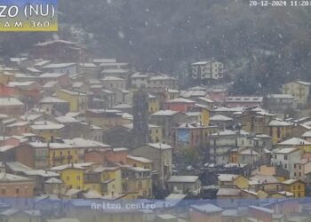 Neve nei centri più alti della Sardegna e temperature sotto zero