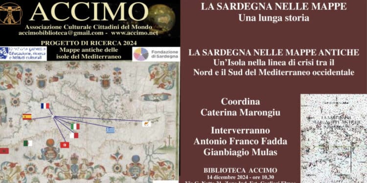 A Elmas il convegno “La Sardegna nelle mappe antiche”