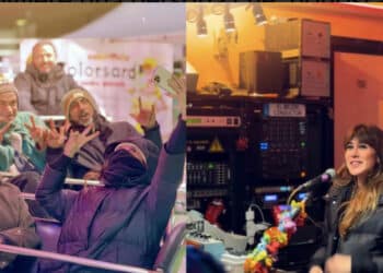 Al luna park di Cagliari una visita speciale: Virginia Raffaele tra giostre e consolle