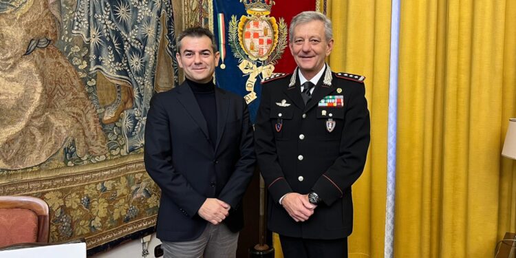Cagliari, il Sindaco Zedda incontra il Generale di corpo d’Armata Aldo Iacobelli