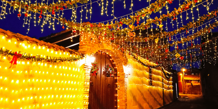 Concorso Migliori Luminarie in Sardegna 2024: Casa Meloni-Lecca a Sanluri