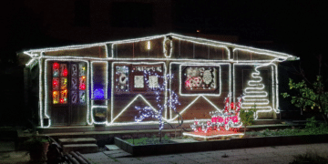 Concorso Migliori Luminarie in Sardegna 2024: Casetta Manca a Serri