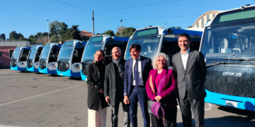 Cagliari, presentati nel deposito di viale Ciusa i 45 nuovi mezzi elettrici del Ctm