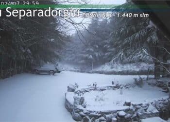 Previsioni rispettate: ecco la prima neve in Sardegna