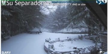 Previsioni rispettate: ecco la prima neve in Sardegna