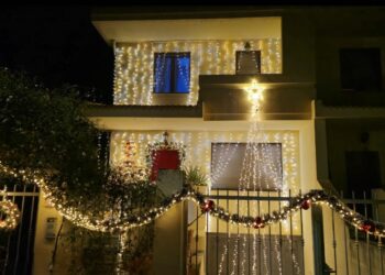 Concorso Migliori Luminarie in Sardegna 2024: Casa Alfieri ad Assemini