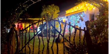Concorso Migliori Luminarie in Sardegna 2024: Casa Manca a San Giovanni Suergiu