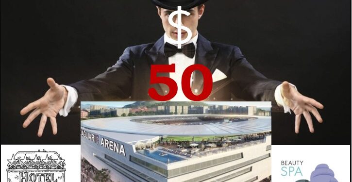 “Nuovo stadio, regalati al Cagliari di Giulini anche i soldi per un hotel, un mega centro benessere e il bar dello sport”