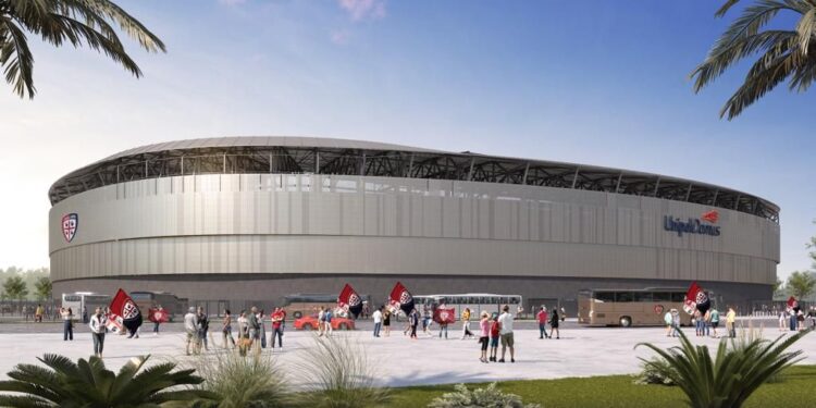 Nuovo stadio del Cagliari, oggi il via libera dalla Regione all’accordo da 50 milioni per il “Gigi Riva”