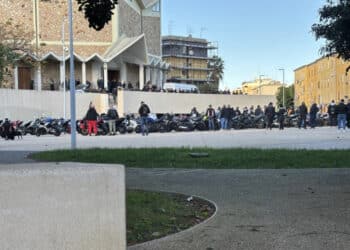 L’ultimo saluto a Matteo Demuro:  commovente corteo di moto in suo ricordo dopo i funerali a Cagliari (VIDEO)