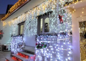 Concorso Migliori Luminarie in Sardegna 2024: Casa Medda a Villasor