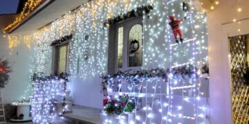 Concorso Migliori Luminarie in Sardegna 2024: Casa Medda a Villasor