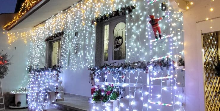 Concorso Migliori Luminarie in Sardegna 2024: Casa Medda a Villasor