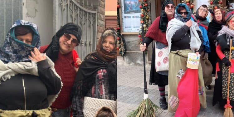 Samassi: elfi e befane per portare cioccolati, caramelle e allegria agli anziani