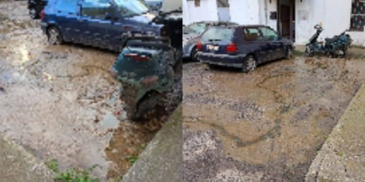 Cagliari, fogne saltate e liquami in piazza Pigafetta