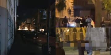 Cagliari, piazza del Carmine sempre più fuori controllo: volano bottiglie di vetro durante una rissa