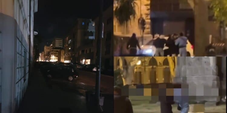 Cagliari, piazza del Carmine sempre più fuori controllo: volano bottiglie di vetro durante una rissa