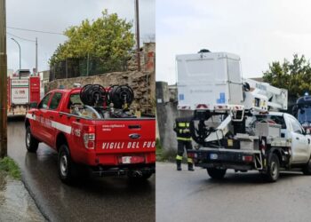 Maltempo e guasti alle linee elettriche in Sardegna, a decine gli interventi effettuati