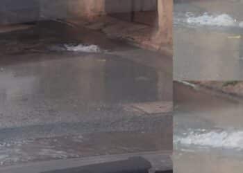 Nuova perdita idrica a Capoterra, in via Sicilia una fontana sgorga dal sottosuolo