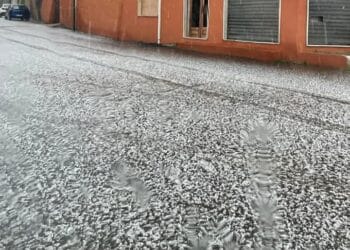 Violenta grandinata questa mattina a Burcei