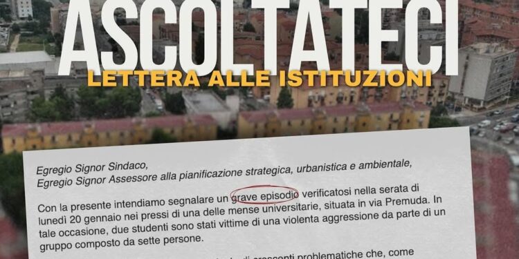 Cagliari, sos degli studenti al sindaco Zedda dopo l’aggressione in via Premuda: “Veniamo minacciati anche con le pistole”