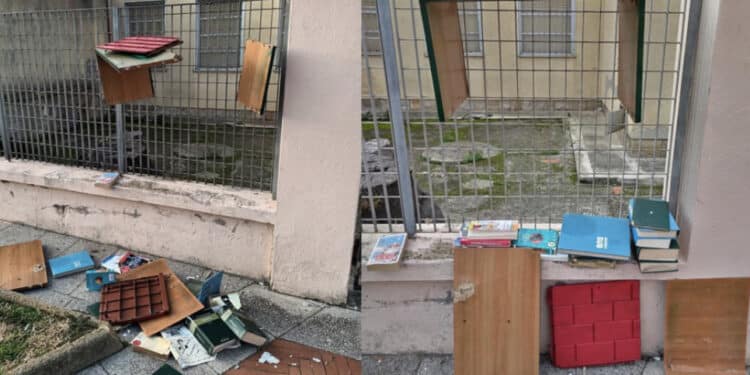 Assemini, i fuochi di Capodanno distruggono la casetta dei libri inaugurata un mese fa