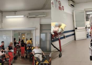 Sanità al collasso, ambulanze ammassate fuori dagli ospedali sardi