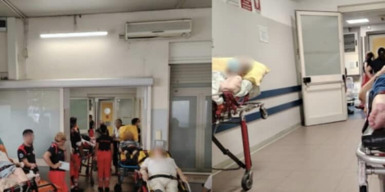 Sanità al collasso, ambulanze ammassate fuori dagli ospedali sardi