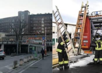 Scoppia un incendio in ospedale, 75enne in terapia intensiva