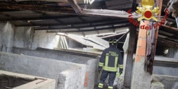 Lanusei, crollano le coperture in un allevamento a causa del maltempo: morti tantissimi animali