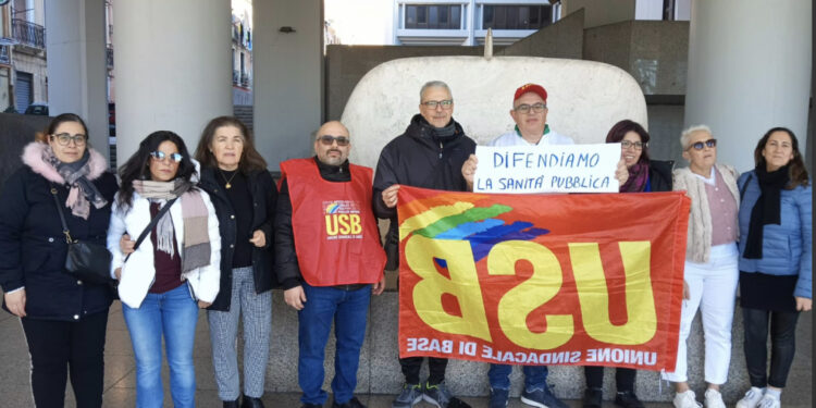 Cagliari, USB Sanità: grande partecipazione alla manifestazione degli OSS della ASL: “Ma vogliamo vengano assunti”