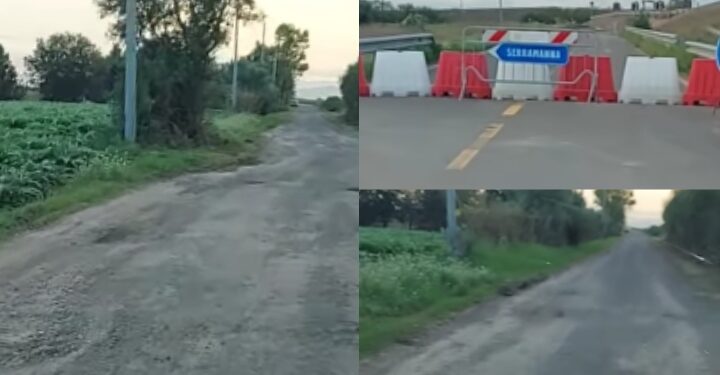 Strade al limite della percorribilità, “sotto inchiesta” la via provvisoria che collega Serramanna e Nuraminis per immettersi nella 131
