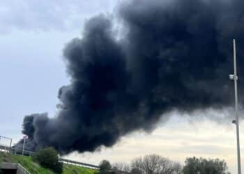 Paura sulla 554, grosso incendio fra Selargius e Monserrato: vigili del fuoco a lavoro