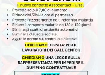 I lavoratori dei call center scendono in piazza a Cagliari: “Chiediamo dignità e una legge per non essere sfruttati”