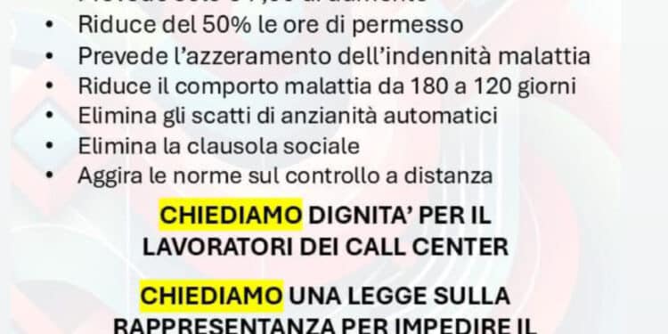 I lavoratori dei call center scendono in piazza a Cagliari: “Chiediamo dignità e una legge per non essere sfruttati”