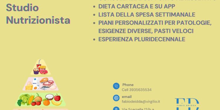 Studio nutrizionista Fabio Deidda. Alimentazione e benessere