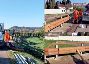 Collinas, la sicurezza stradale passa dal guardrail: installate nuove barriere