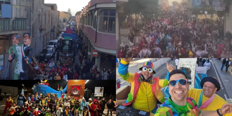 Carnevale: Dolianova, Sarroch e Capoterra invase da migliaia di persone in festa