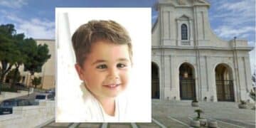 Addio a Leonardo, il piccolo di 6 anni deceduto a causa di un male incurabile: oggi l’ultimo saluto nella Basilica di Bonaria