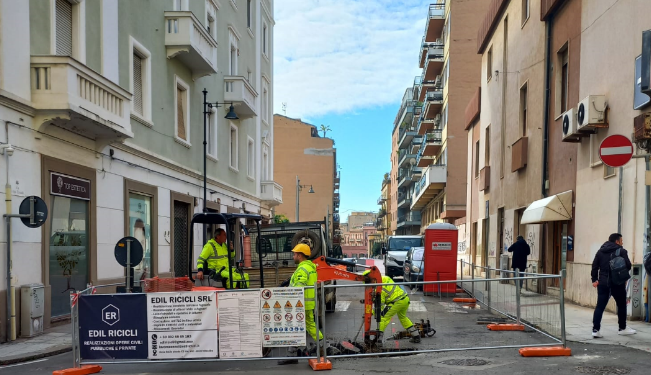 Cagliari, dismissione delle vecchie reti idriche nelle vie Orlando e Einaudi
