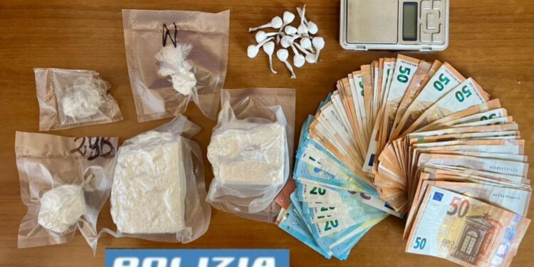 Cocaina in un’abitazione a Selargius, i Falchi arrestano tre persone