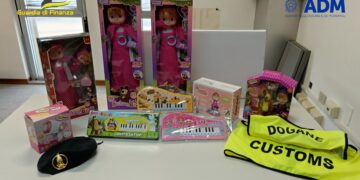 Cagliari, oltre mille giocattoli contraffatti sequestrati al Porto Canale