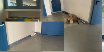 Cagliari, degrado all’ingresso della terapia intensiva del Brotzu