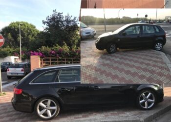Auto selvagge al Poetto piazzate sopra i marciapiedi, la denuncia di un residente: “Nessun controllo nel fuori stagione”